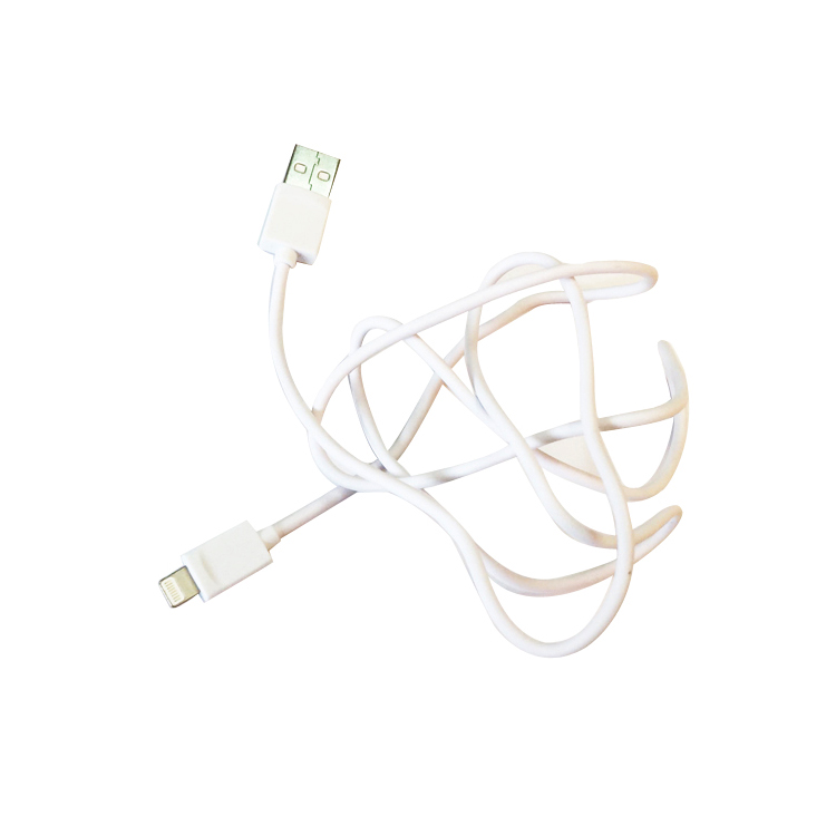 white lightning usb data charging cable for iphone